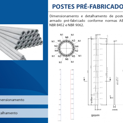 POSTES PRÉ-FABRICADOS